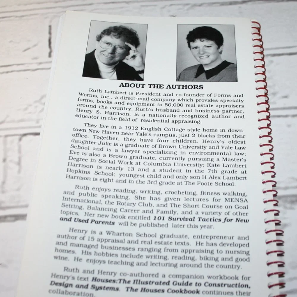 Vintage The houses cookbook binder (b.i.)